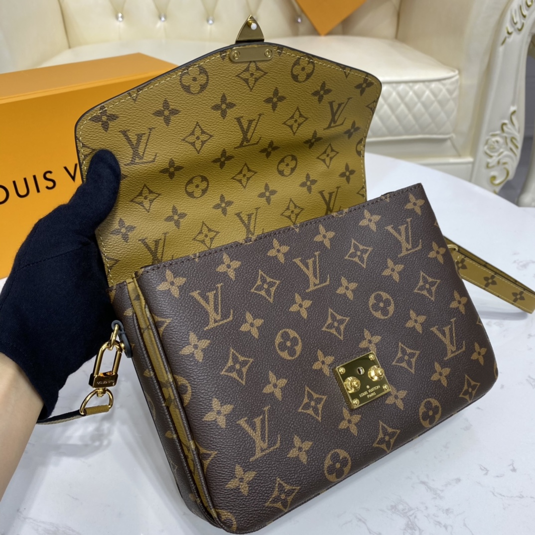 Louis Vuitton POCHETTE METIS Handbag Monogram Reverse M44876 